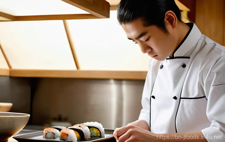 일식조리사 경력 초기 실패 경험담 - **Prompt for image generation:**
A young, aspiring chef in their early twenties, dressed in a cl...