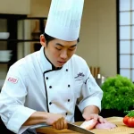 일식조리사로서 전문성 키우는 법 - **Prompt 1: Traditional Japanese Chef's Precision**
"A highly skilled Japanese chef, of indeterm...