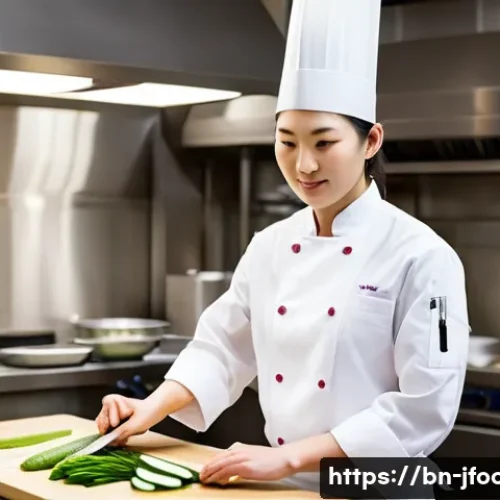 Home 13 일식조리사 자격증 준비하며 챙겨야 할 체크리스트 - **Prompt:** A focused young adult culinary student, gender-neutral, in their early 20s, meticulously...